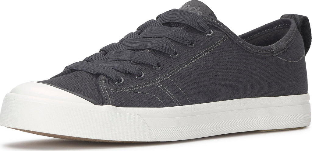 Women's Slip On Sneakers, Canvas Low Top Fashion Shoes with Stretch Laces, Heel Pull Tab, Breathable Lining, EVA Insole, Flexible Rubber Outsole, Round Toe Casual Walking Footwear