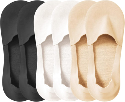 Lomitract Thin No Show Socks (Women 5-12), Made of Ice Silk Surface on the Surface & Cotton on the Bottom