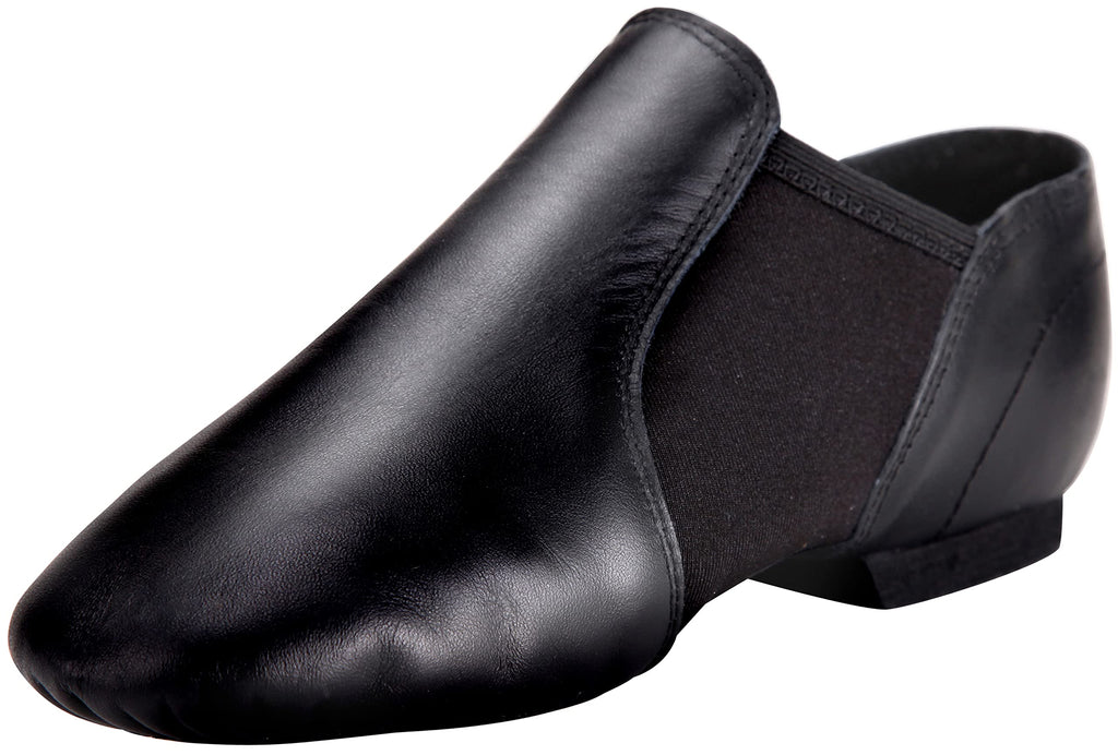 Linodes Leather Upper Jazz Shoe Slip-on for Women and Men's Dance Shoes | Genuine leather, Slip on, Unisex, EVA sole, Split sole, Elastic, Snug fit, Arch support, Flexible, Breathable, Lightweight